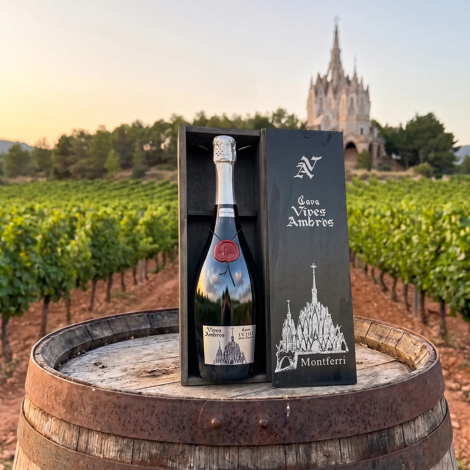 Cava Jujol Gran Reserva (con cofre madera) — Cava Vives Ambròs