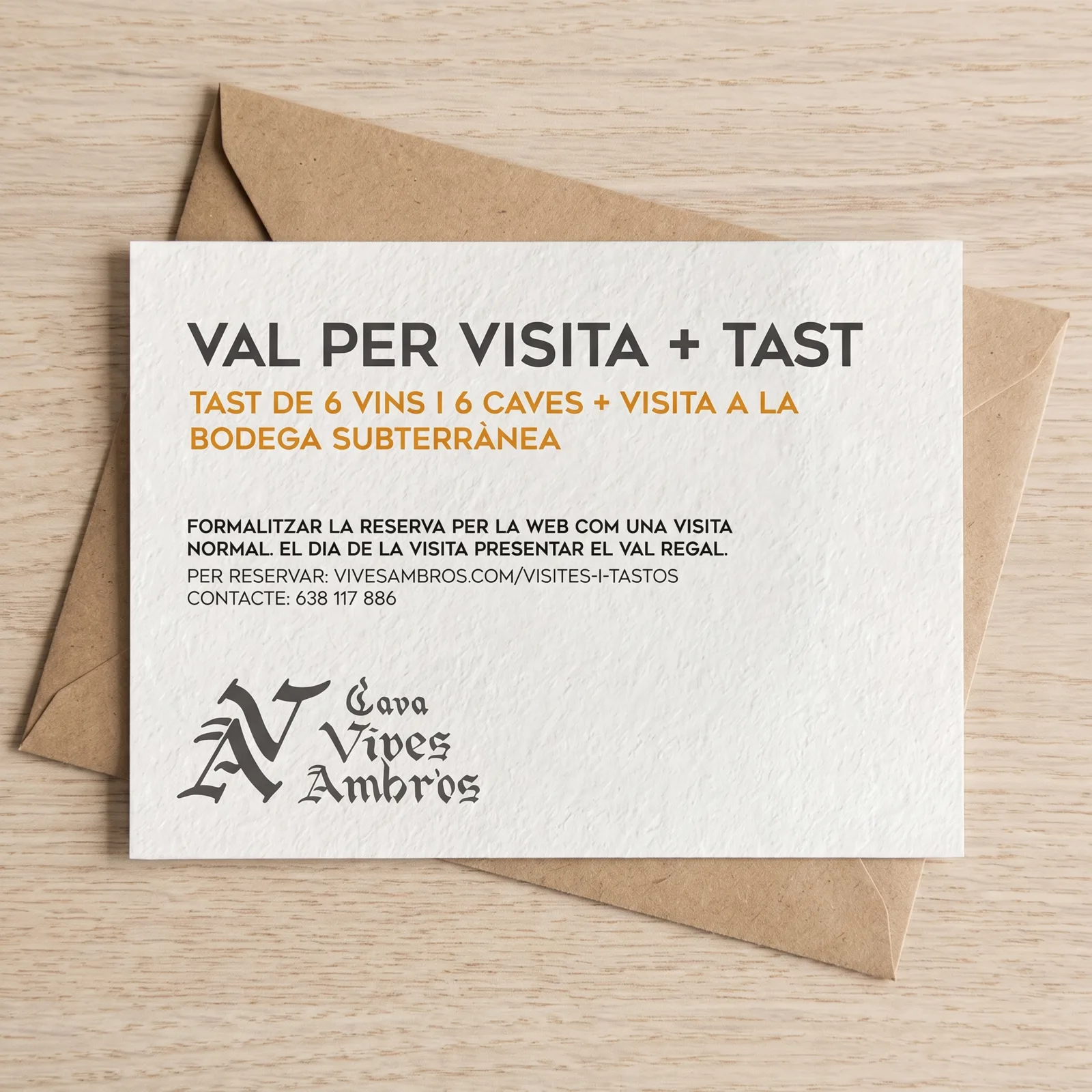 Regalo – Visita y Cata Premium de 12 Vinos — Cava Vives Ambròs